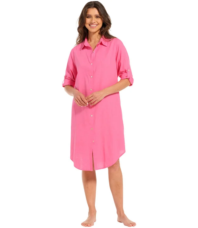 PASTUNETTE BEACH Beach Dress Deep Pink