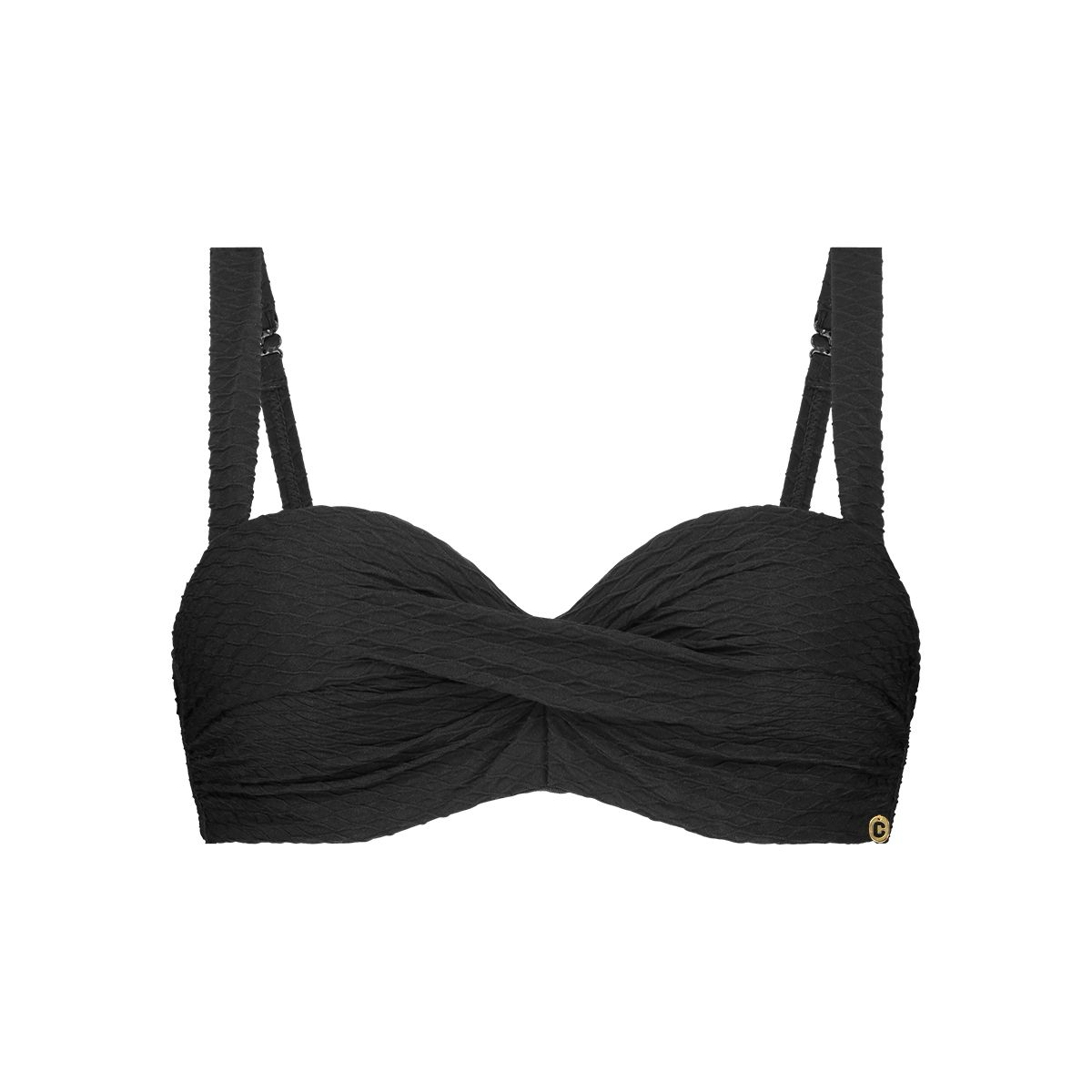 TEN CATE Multiway bikini top Sanake black